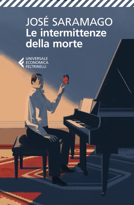 Book cover of Le intermittenze della morte by Jose Saramago Book cover of Le intermittenze della morte by Jose Saramago